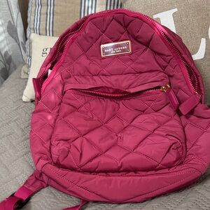 Marc Jacobs Fuchsia Quilted Backpack